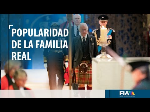 ¿Cuál es el nivel de popularidad de la Familia Real en diferentes regiones de España?